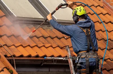 Démoussage et hydrofuge de toiture à Trilport